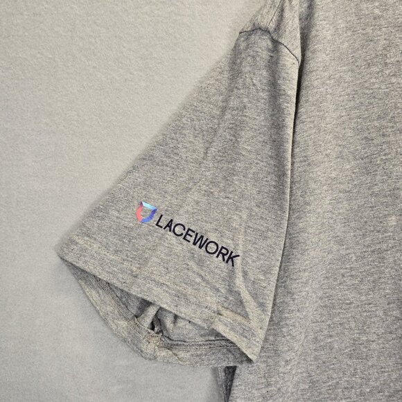 Tentree  Heather Grey T Shirt Mens Large Lacework New With Tags - Picture 4 of 12